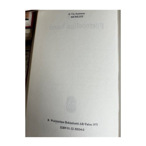 Förtroliga band av Vic Suneson, 1975