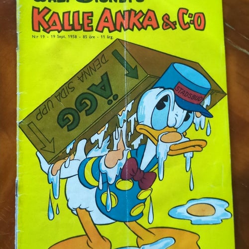 Walt Disney's Kalle Anka & C:o Nr 19 - 1958