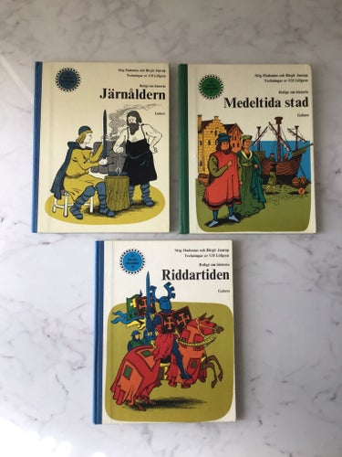 3böcker om historia: Medeltida stad av Stig Hadenius, Birgit Janrup och Ulf