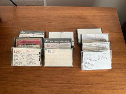 Samling Commodore 64 kassettband (3 av 3)