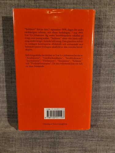 Soldaten av Ivar Lo-Johansson, 1959