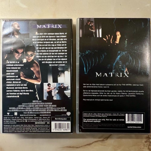 Matrix + Making of Matrix Specialkassett (Promo/Begränsad upplaga) - VHS - VHS -