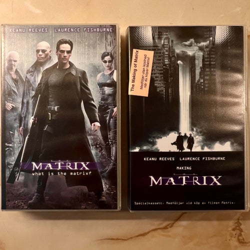 Matrix + Making of Matrix Specialkassett (Promo/Begränsad upplaga) - VHS - VHS -