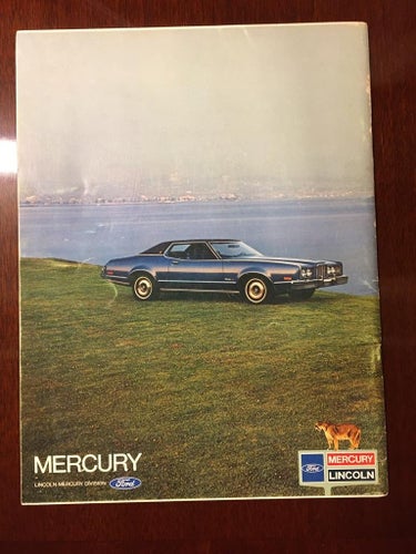 Försäljningsbroschyr Mercury 1973