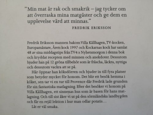 FREDRIK ERIKSSONS MIDDAGSTIPS, 2000