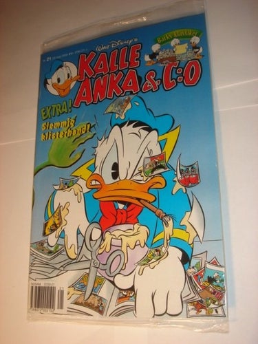 KALLE ANKA & Co I ORIGINAL PLAST leksak 2000 21 KLISTERHAND