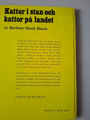 Kattor i stan och kattor på landet.