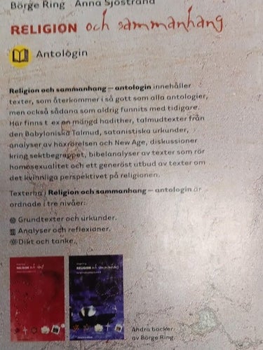 Religion och sammanhang - Antologin av Börge Ring och Anna Sjöstrand