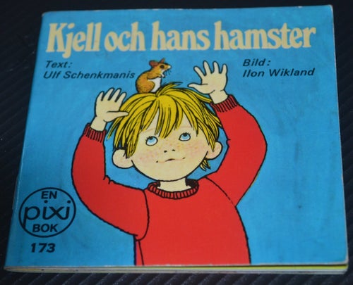 Äldre Pixi bok Kjell och hans hamster