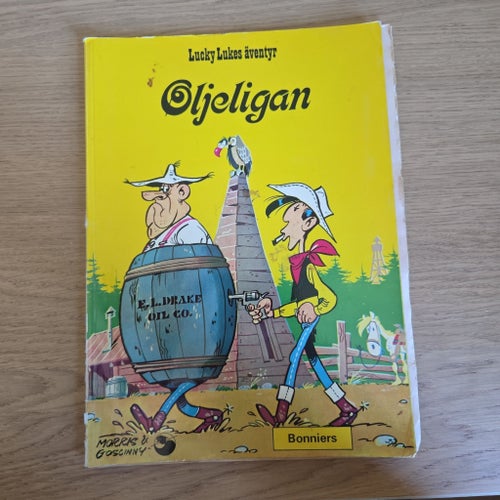 Lucky Lukes äventyr - Oljeligan av Morris och Goscinny, 1975