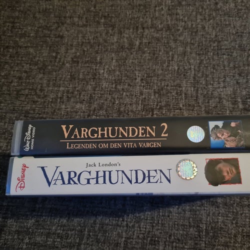 Varghunden & Varghunden 2 VHS Disney