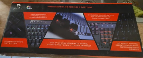 PIRANHA Gaming Tangentbord K400 RGB