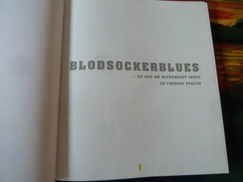 BLODSOCKERBLUES, FREDRIK PAULÚN, 2004, BOK