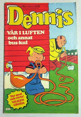 Dennis Nr 6 1978 Vår i luften och annat bus kul