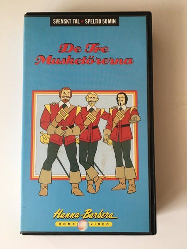 De tre musketörerna. Begagnad VHS