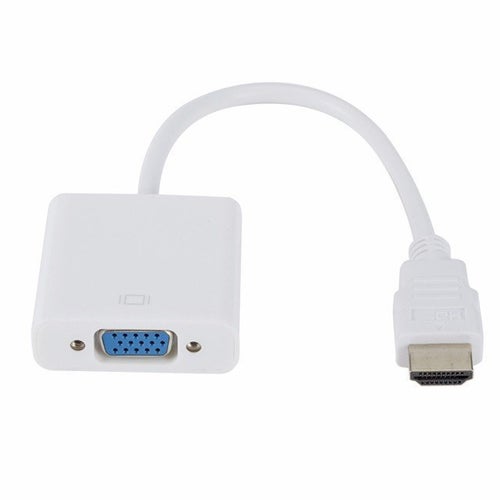Mini HDMI till VGA-adapter, vit