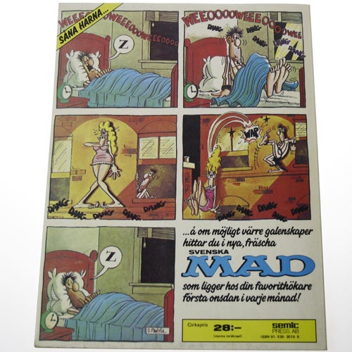 En hoper färdiga tavlor av Mad's Don Martin del 1 - 1985
