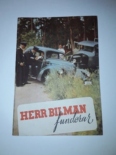 Herr bilman funderar 1940