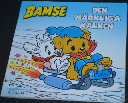 Liten bok kärnan Bamse Den märkliga kälken