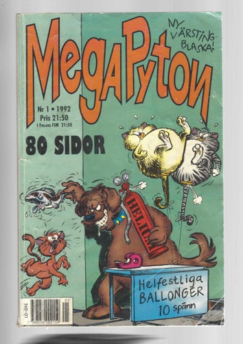 Mega Pyton 1 1992 skick vg