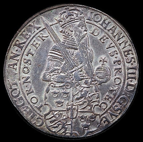 1575 1 daler Johan III 1568-1592 Toppkvalité