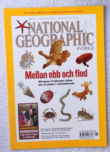 National geographic, 6/2011 – sällsynta jordartsmetaller, Dolomiterna