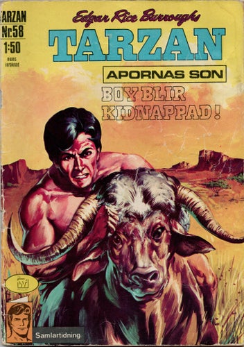Tarzan Nr. 58 (1970) av Edgar Rice Burroughs