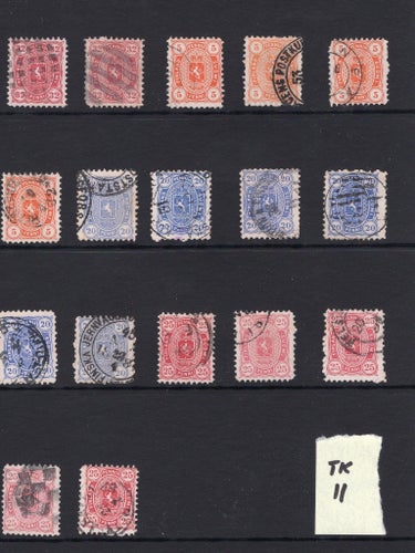 Finland planch tk. 11 - afa ca. 1800 kr. (138)