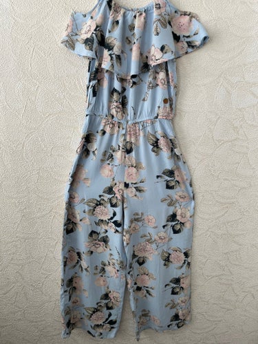 Blå jumpsuit stl S