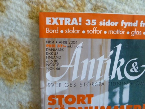 ANTIKA & AUKTION, NR 4, 2004,