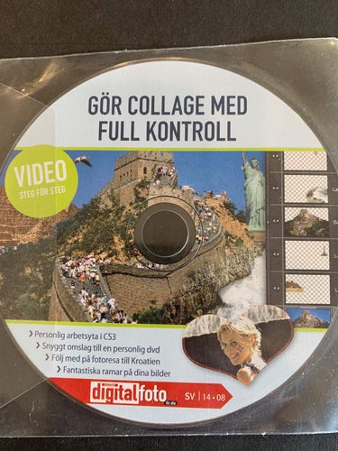 DVD med Foto-kurser och tips (bifogades Digital Foto nr 14, 2008)