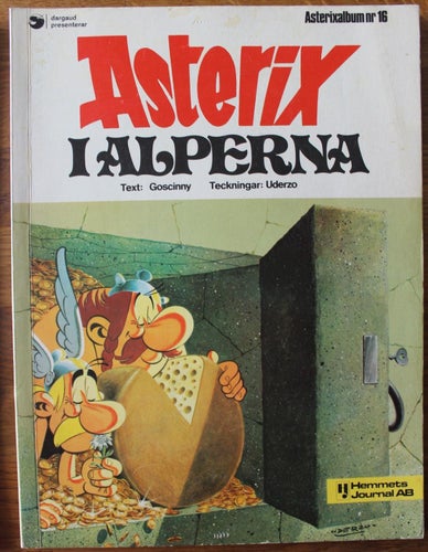 Asterix i Alperna 1975 NR 16 1:a uppl