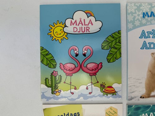 MAX - 4 Stycken Böcker med Klistermärken