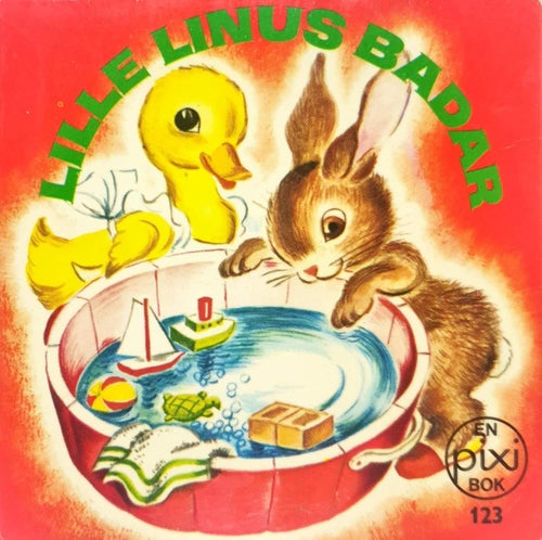 Lille Linus Badar nr 123 pixi - Fri Frakt