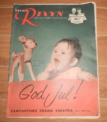 Vecko Revyn nr51 1957 Jul, Sven Jerring, Frank Sinatra, Tommy Steele