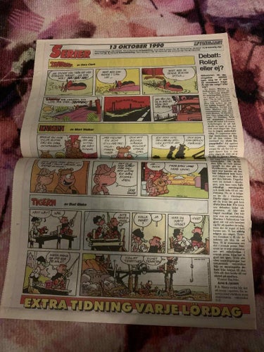 Aftonbladet Serier-bilaga 13.e oktober 1990
