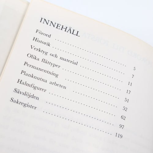 Halm och säv modeller av Erland Borglund