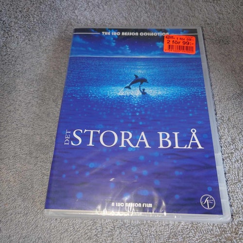 Det stora blå (inplastad), av Luc Besson med Jean-Marc Barr, Rosanna Arquette