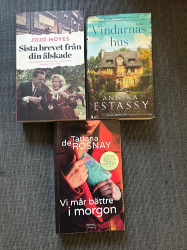 3 böcker enligt bild , Sista brevet från din älskade av Jojo Moyes, 2012