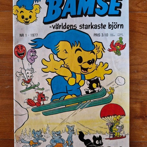 Bamse – Nr 1, 1977 – Gott skick (FN+)