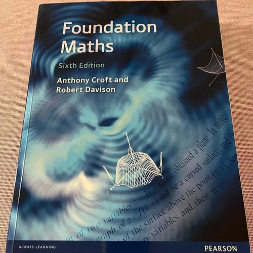 Foundation Maths - Anthony Croft, Robert Davison - Sjätte Upplagan