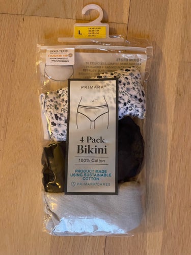 3 Pack Bikini trosor från Primark i storlek L (42-44)