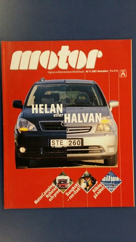 Motor nr 11 2001: BMW 745i, Toyota Avensis Verso + Camry, Honda Stream, Polar