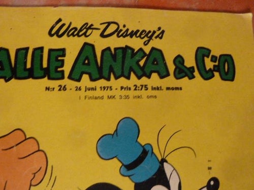 KALLE ANKA & CO, NR 26 - 1975, TIDNING