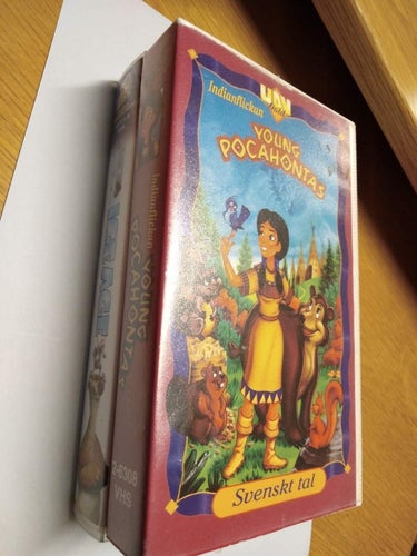 Young Pocahontas, VHS, svenskt tal