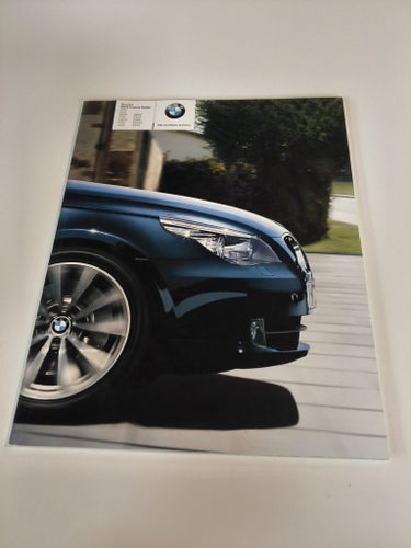 BMW 5-serie Sedan Broschyr från 2007