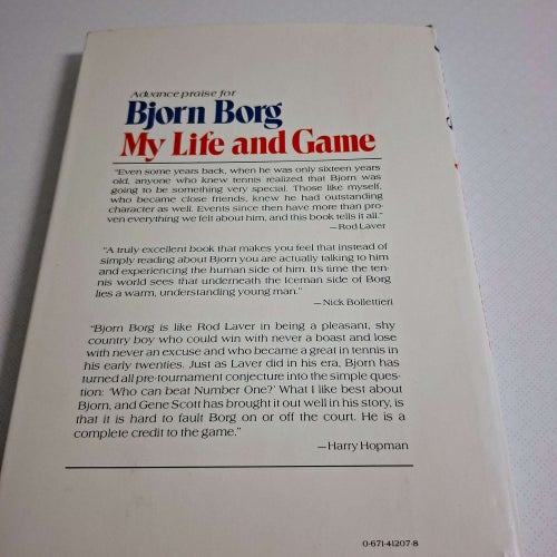 Bjorn Borg - Mylife and Game (USA 1st) av Eugene L. Scott (inb) Tennis