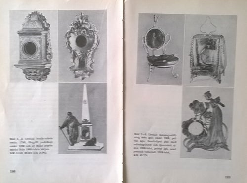 Om Klockor och Klockfodral för klockor. URSTÄLL och URDYNOR. Illustrerat häfte.