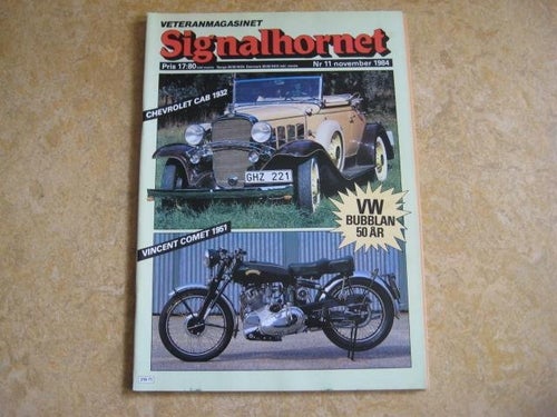 SIGNALHORNET NR 11 1984 VW BUBBLAN 50 ÅR,CHEVROLET-32