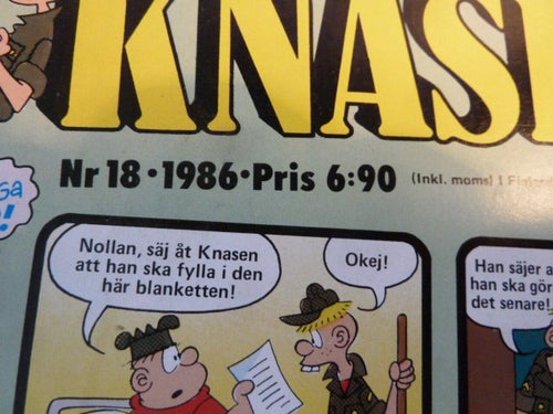 KNASEN NR18, 1986,